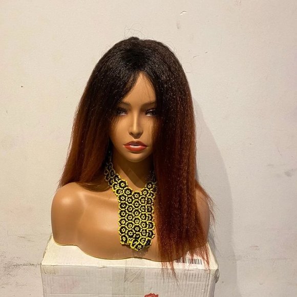 Human hair kinky wig main image 3